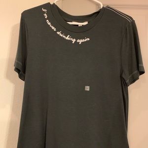 NWT Express Graphic Crop